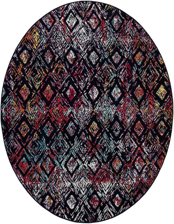Detail image of 7' 10 x 7' 10 Carrington Round Rug
