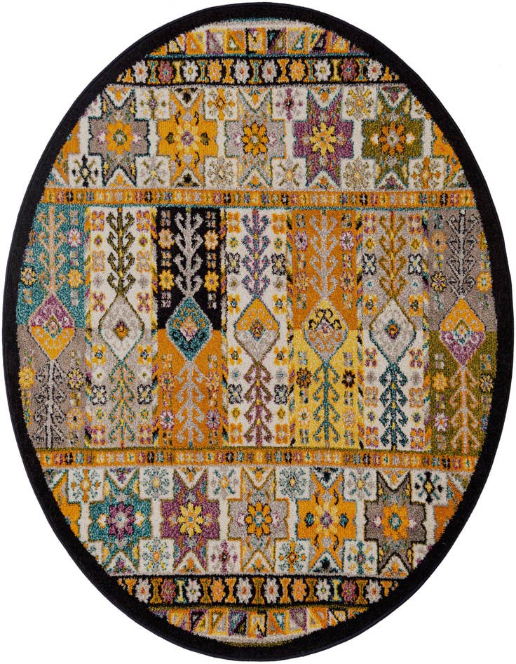 Detail image of 5' 3 x 5' 3 Carrington Round Rug