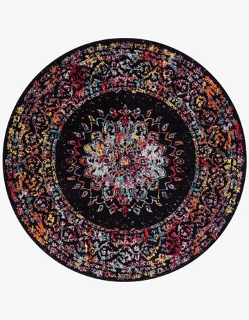 7' 10 x 7' 10 Carrington Round Rug
