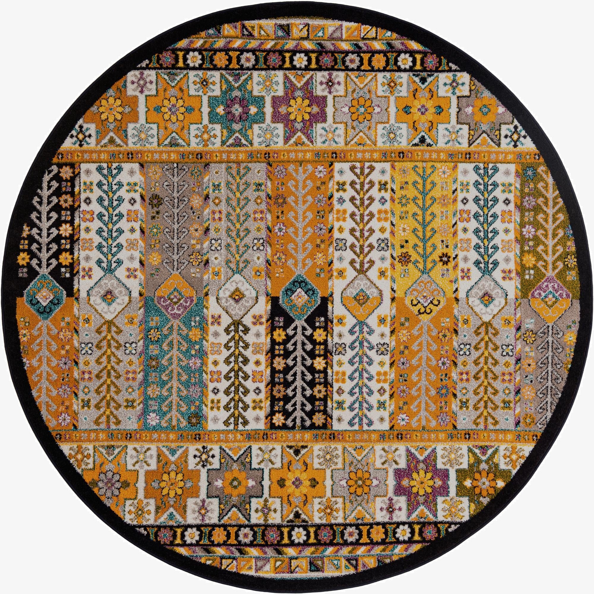 7' 10 x 7' 10 Carrington Round Rug