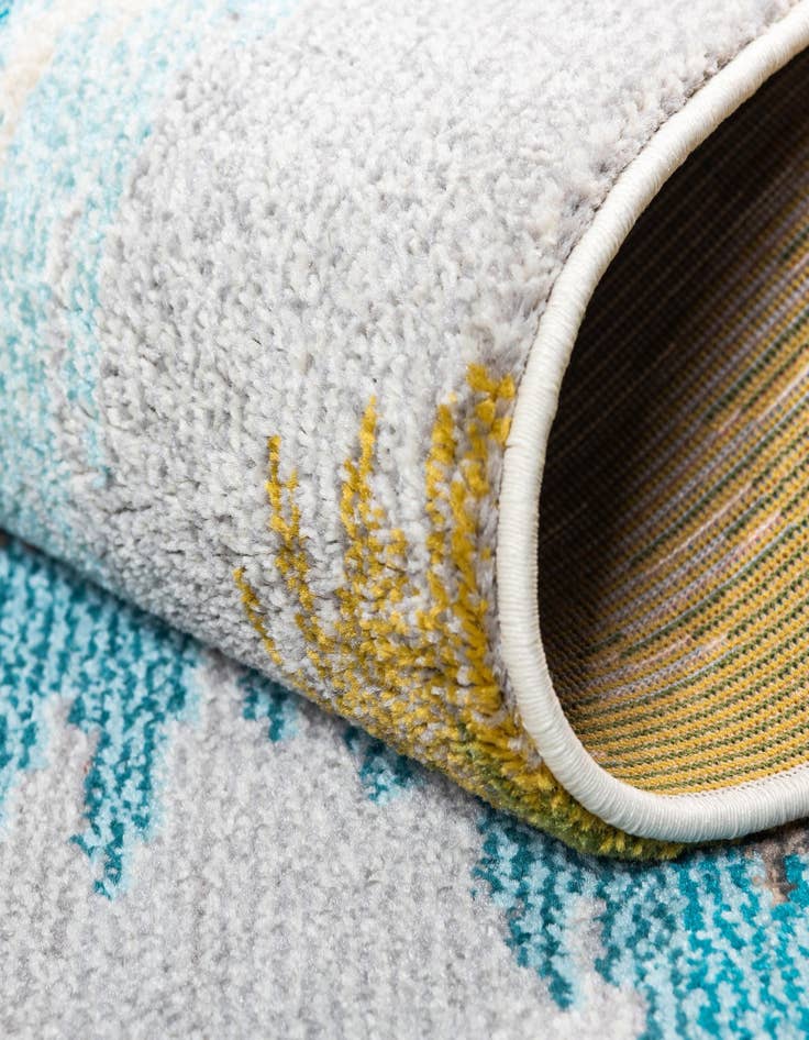 Detail image of 6' x 6'  Washable Casablanca Round Rug