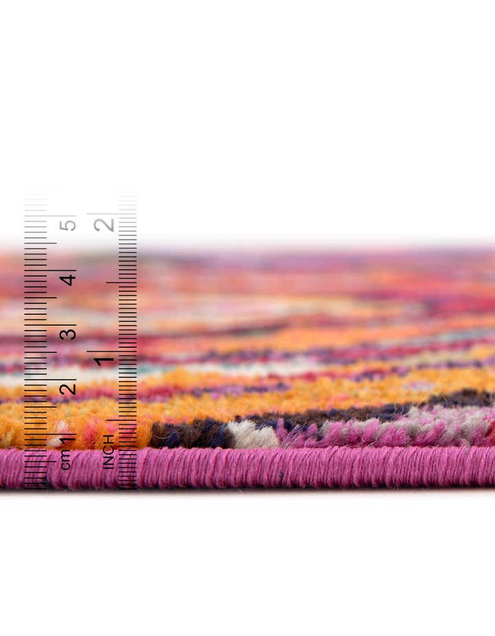 245cm x 245cm Lavable Casablanca Tapis Rond
