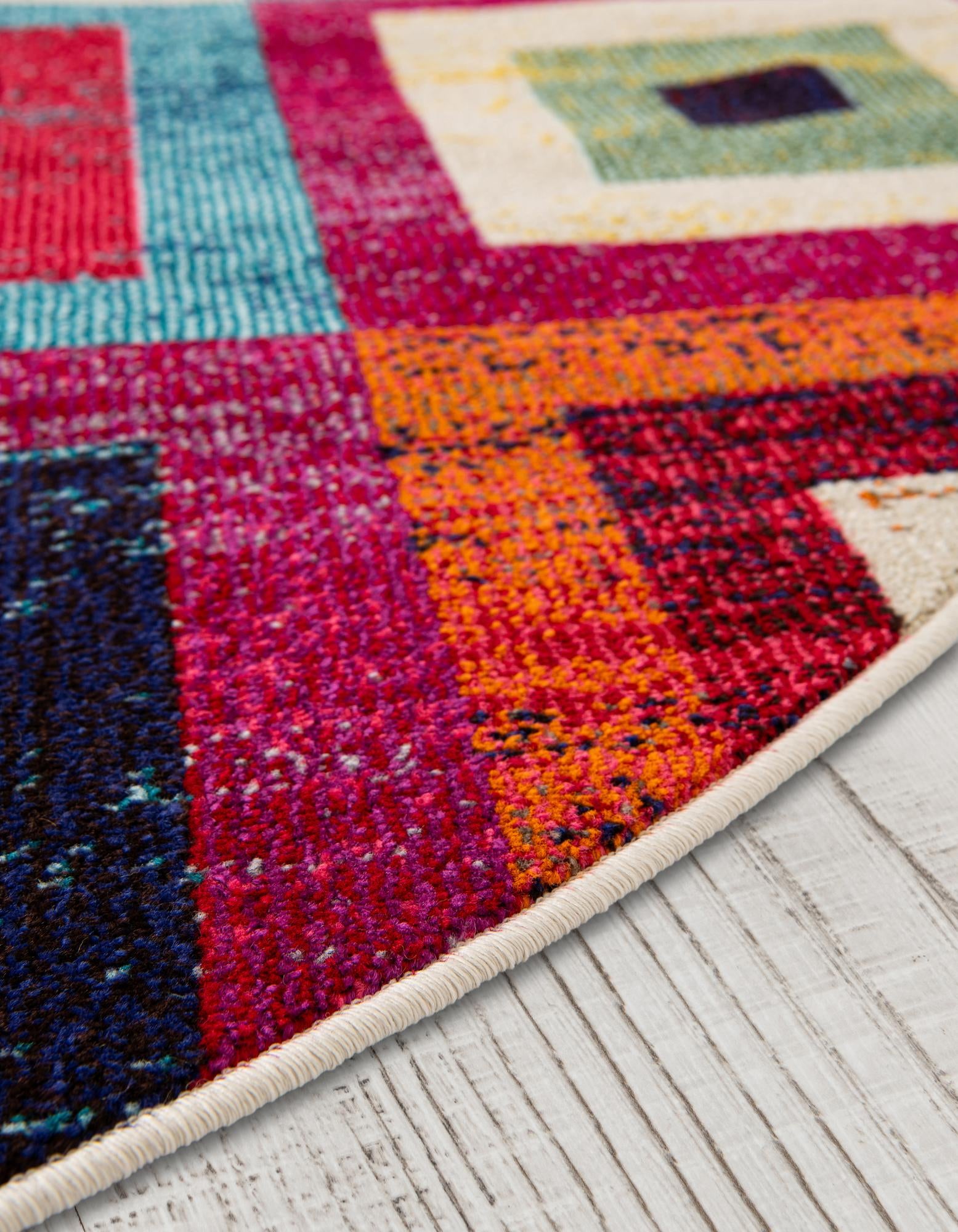 6' x 6' Washable Casablanca Round Rug
