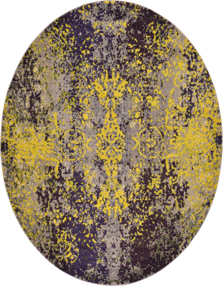 Detail image of 8' x 8' Washable Casablanca Round Rug