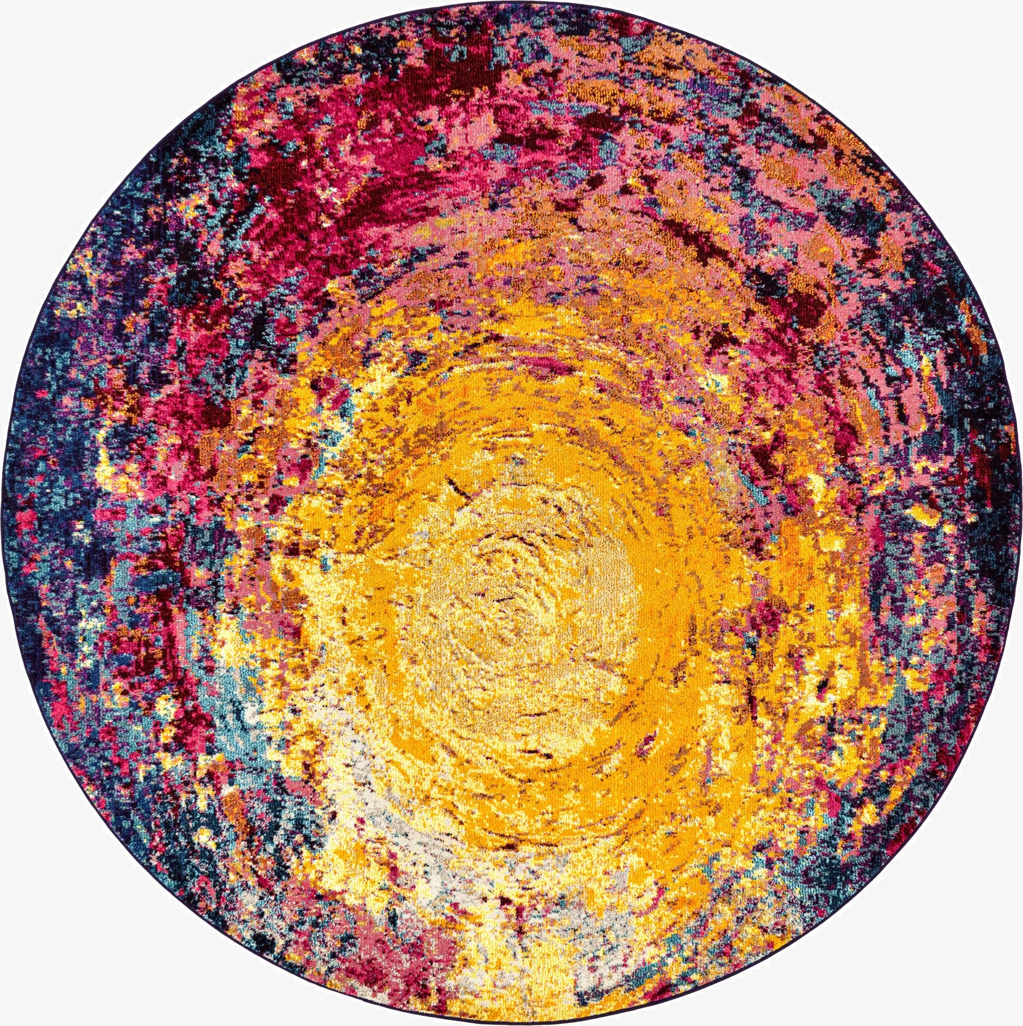 8' x 8'  Washable Casablanca Round Rug