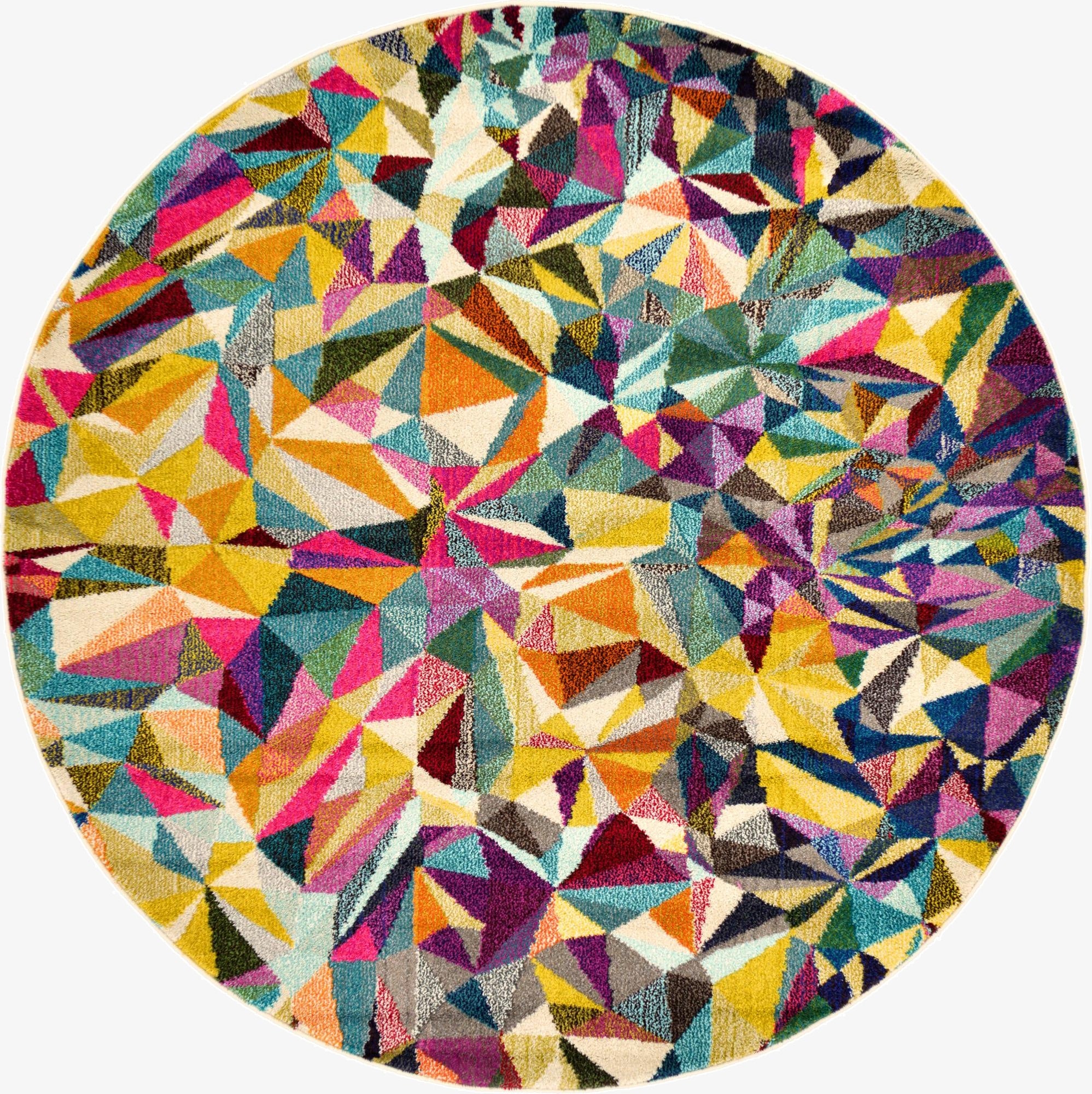 6' x 6'  Washable Casablanca Round Rug