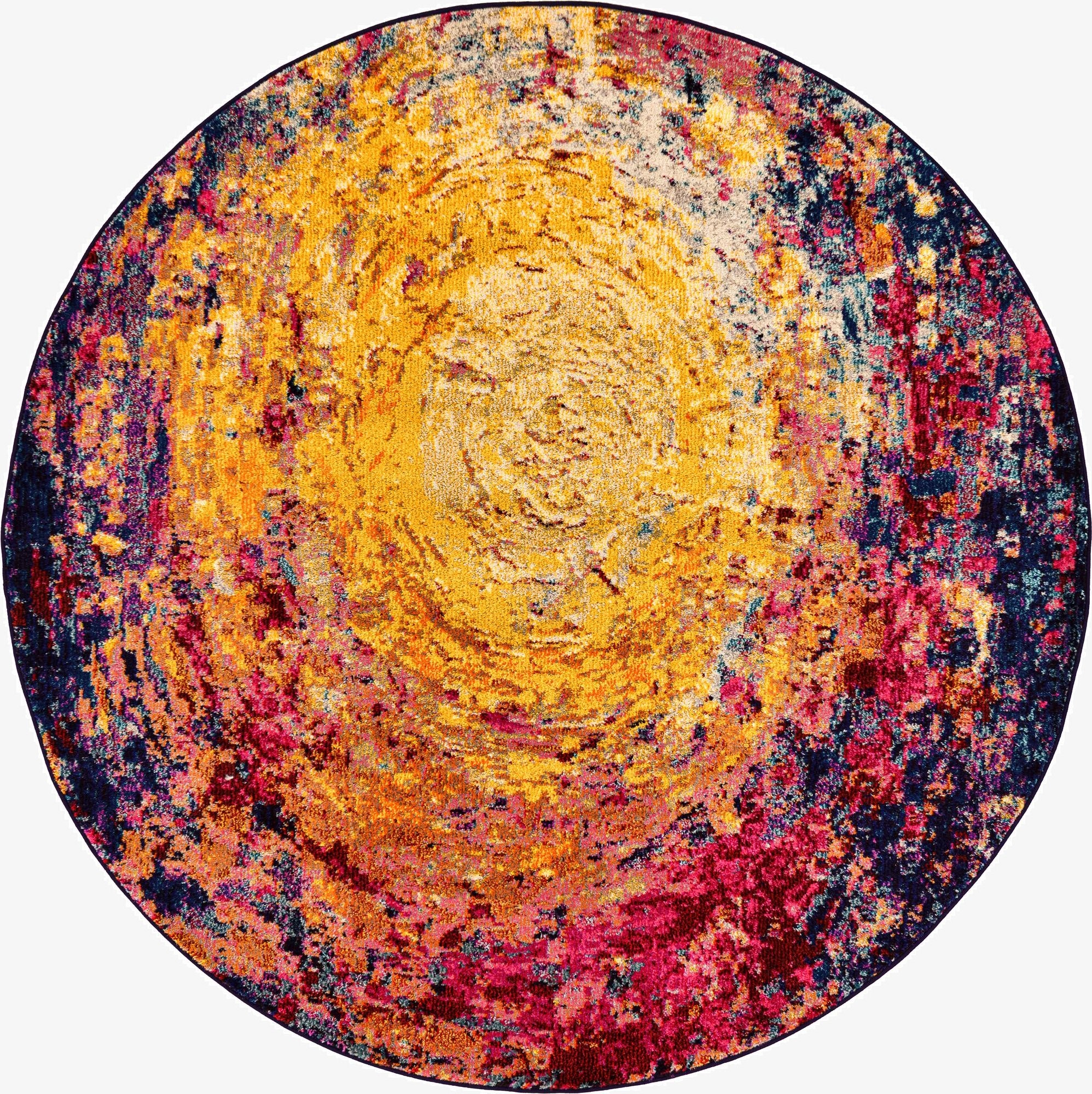 6' x 6'  Washable Casablanca Round Rug