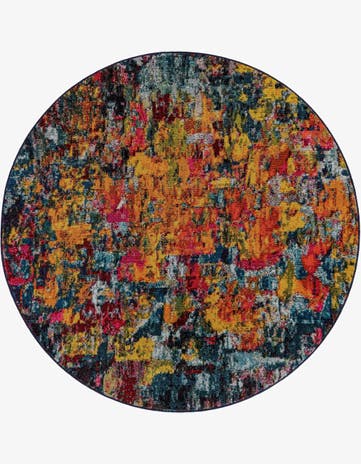 Washable Casablanca Round Rug