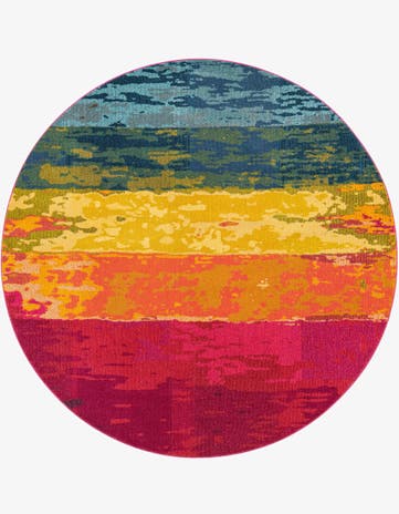 Washable Casablanca Round Rug