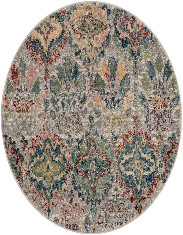 Detail image of 4' 1 x 4' 1 Charleston Round Rug