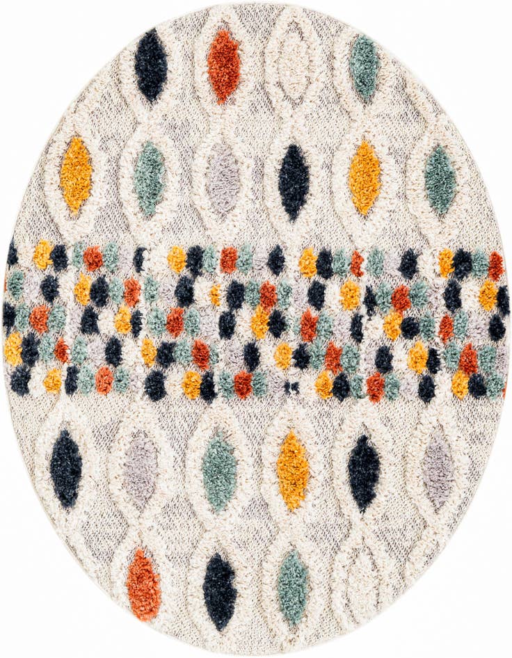 Detail image of 3' 3 x 3' 3 Cherokee Round Rug