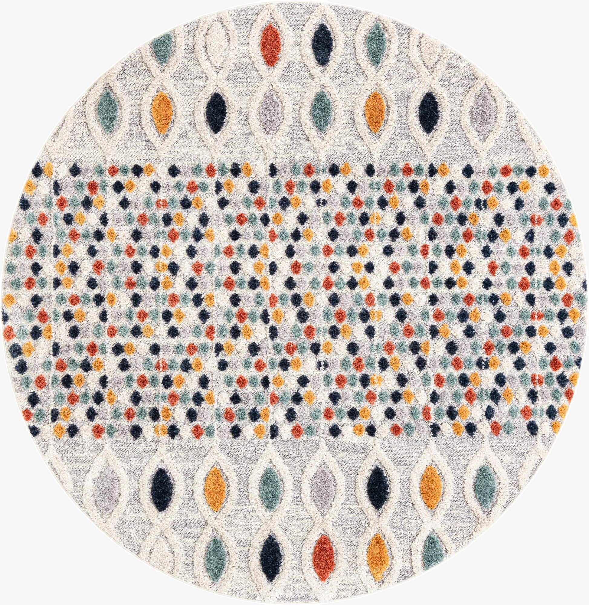 7' 10 x 7' 10 Cherokee Round Rug