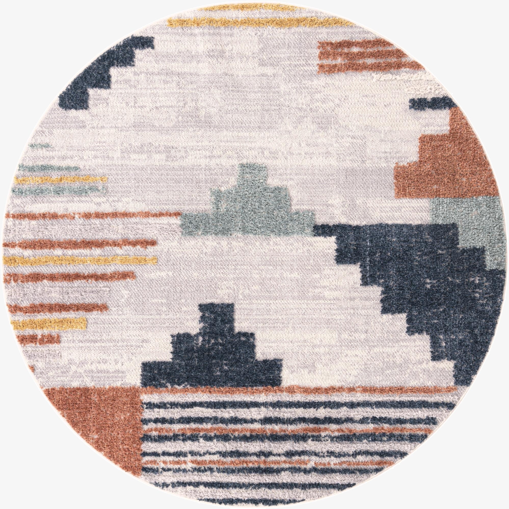 7' x 7' Cherokee Round Rug