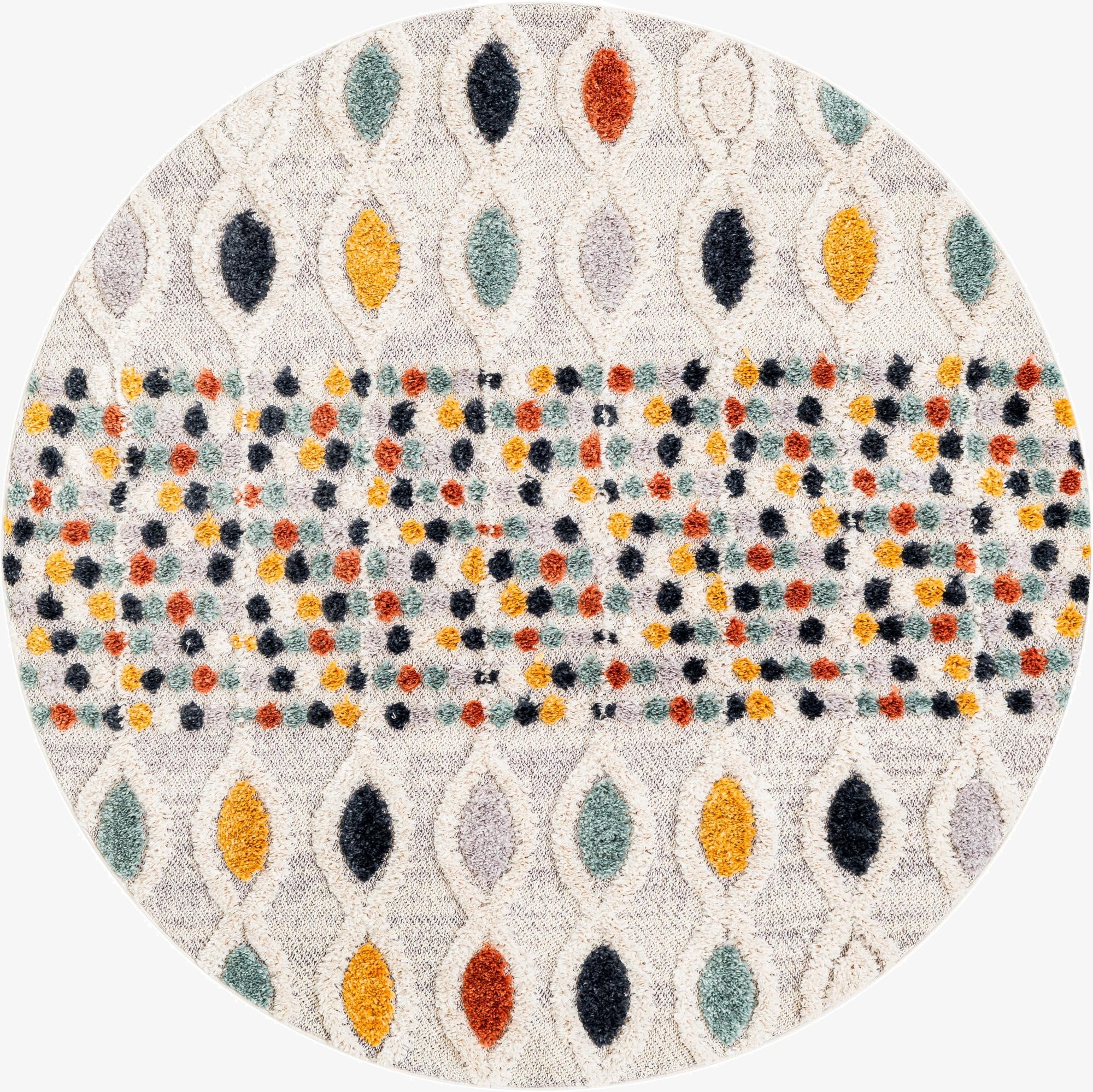 5' 3 x 5' 3 Cherokee Round Rug