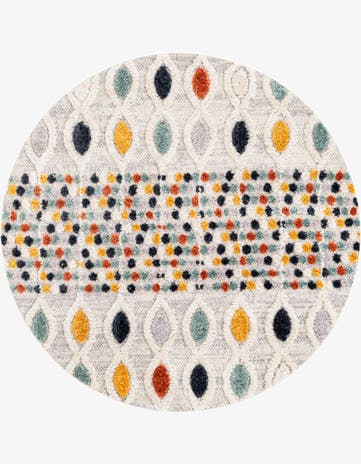 5' 3 x 5' 3 Cherokee Round Rug