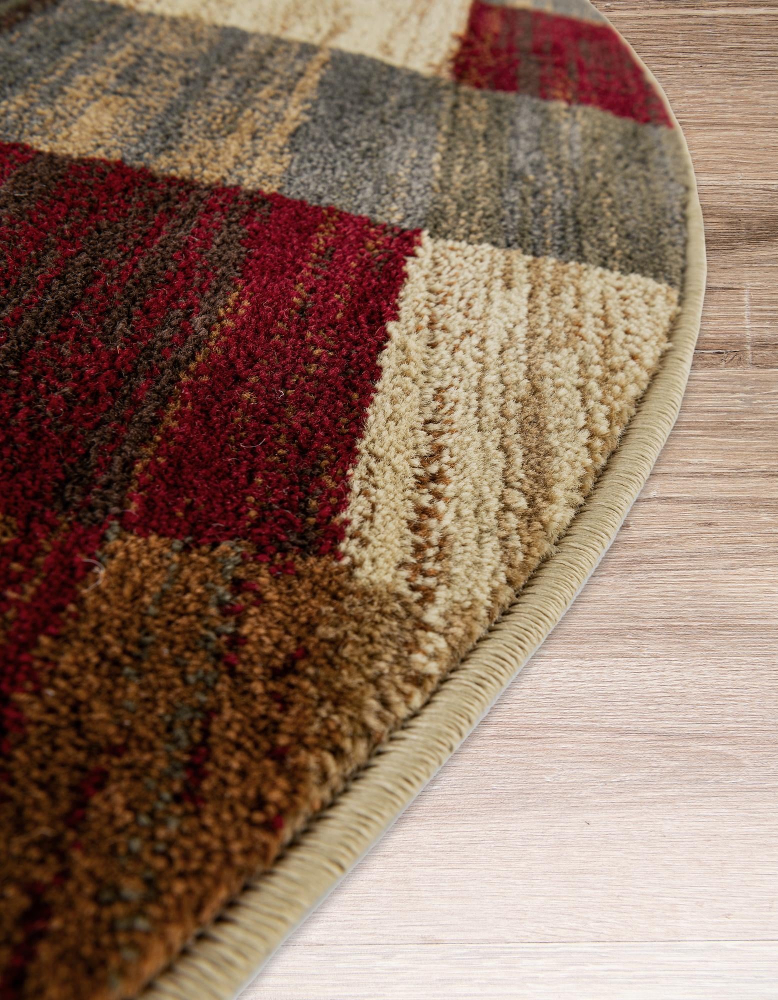 5' 3 x 5' 3 Coffee Shop Round Rug