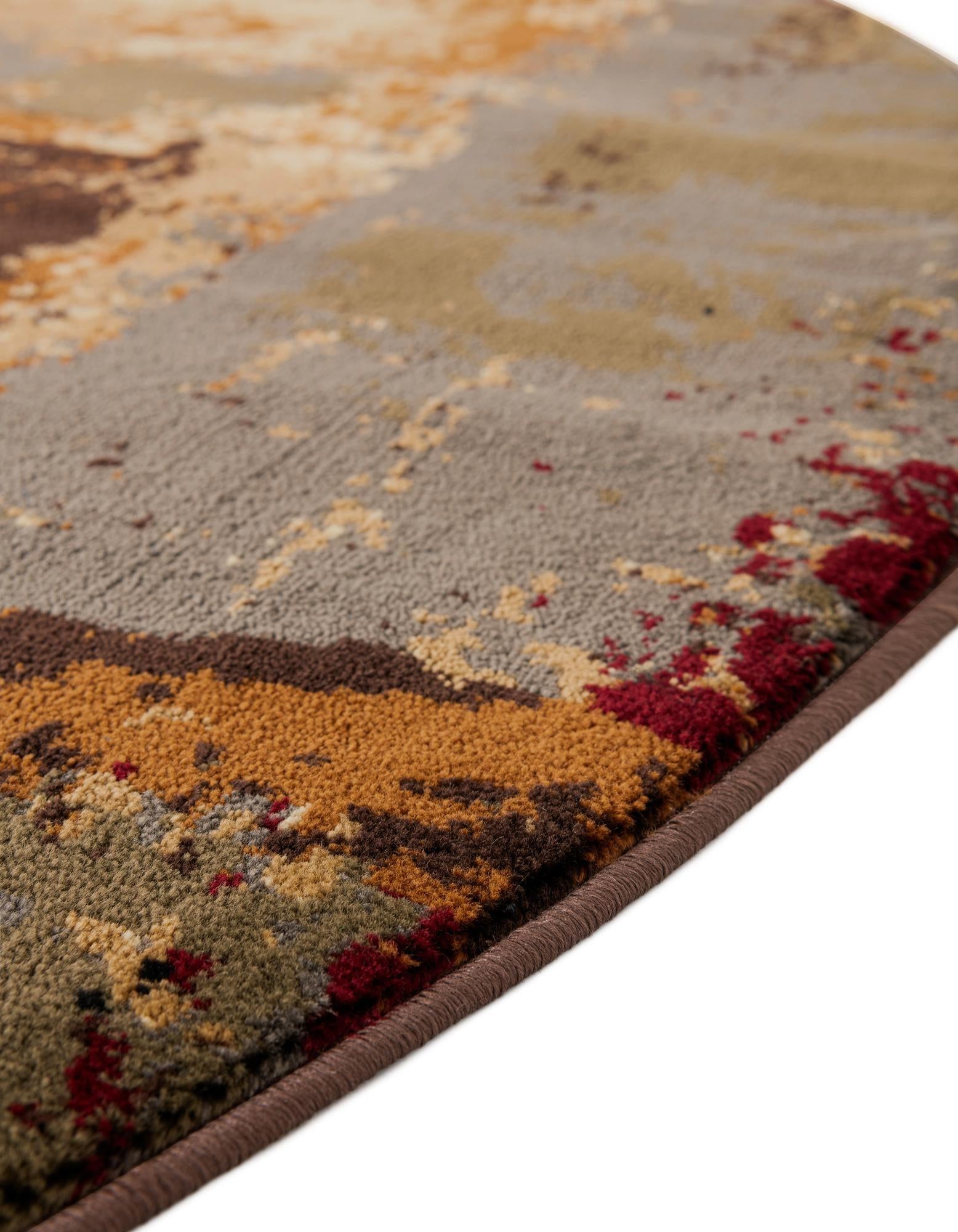 7' 10 x 7' 10 Coffee Shop Round Rug