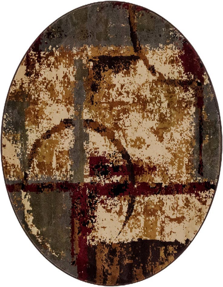 Detail image of 4' x 4' Coffee Shop Round Rug