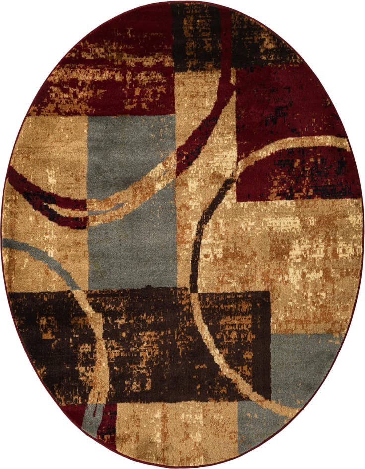 Detail image of 6' x 6' Coffee Shop Round Rug