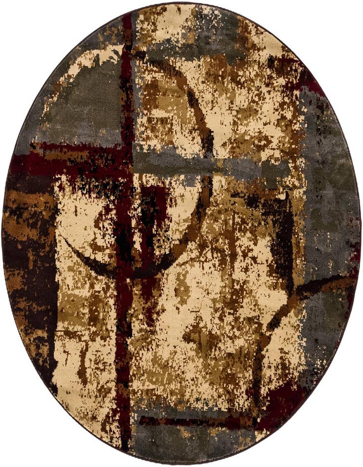 Detail image of 5' 3 x 5' 3 Coffee Shop Round Rug