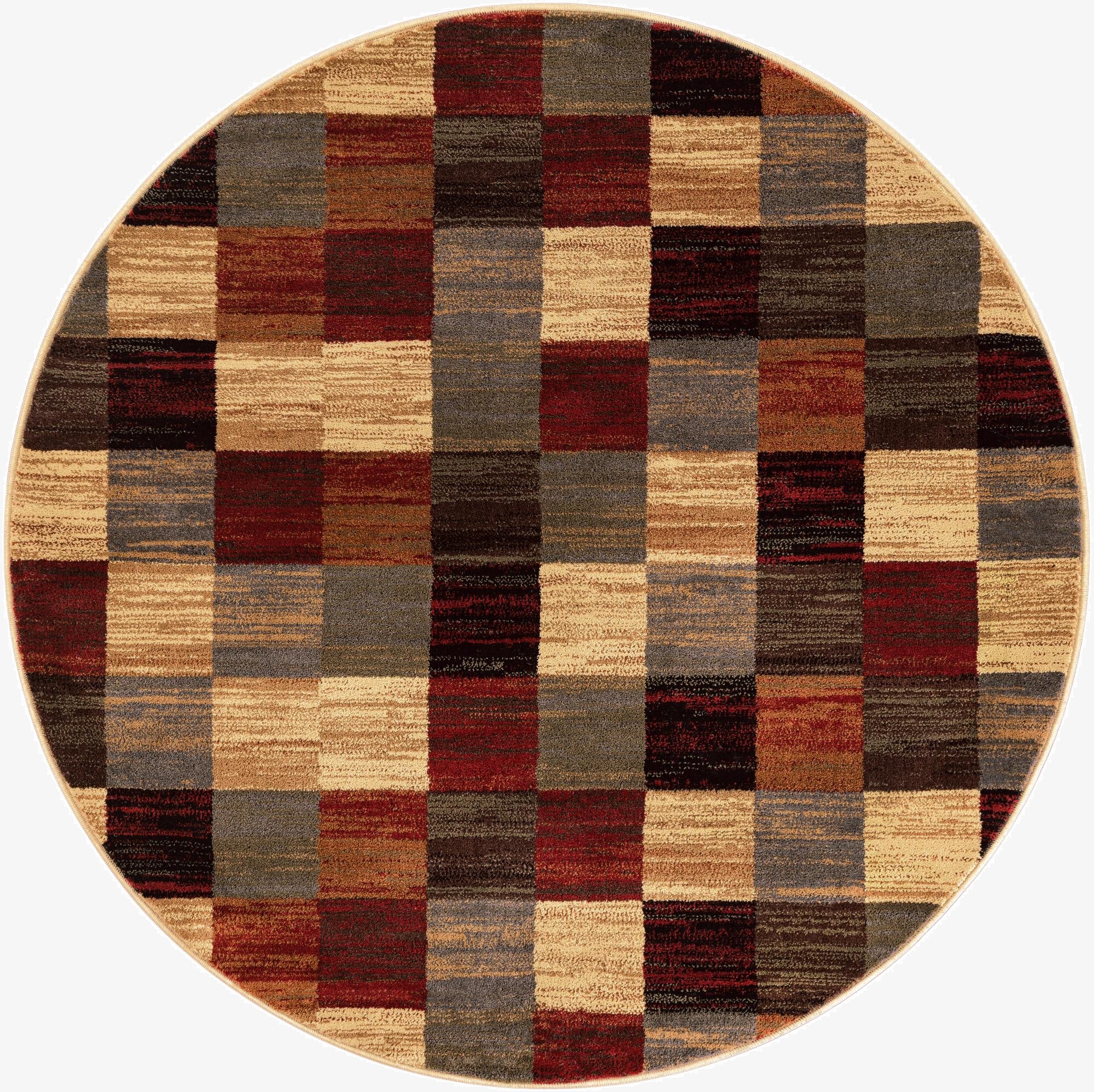 5' 3 x 5' 3 Coffee Shop Round Rug
