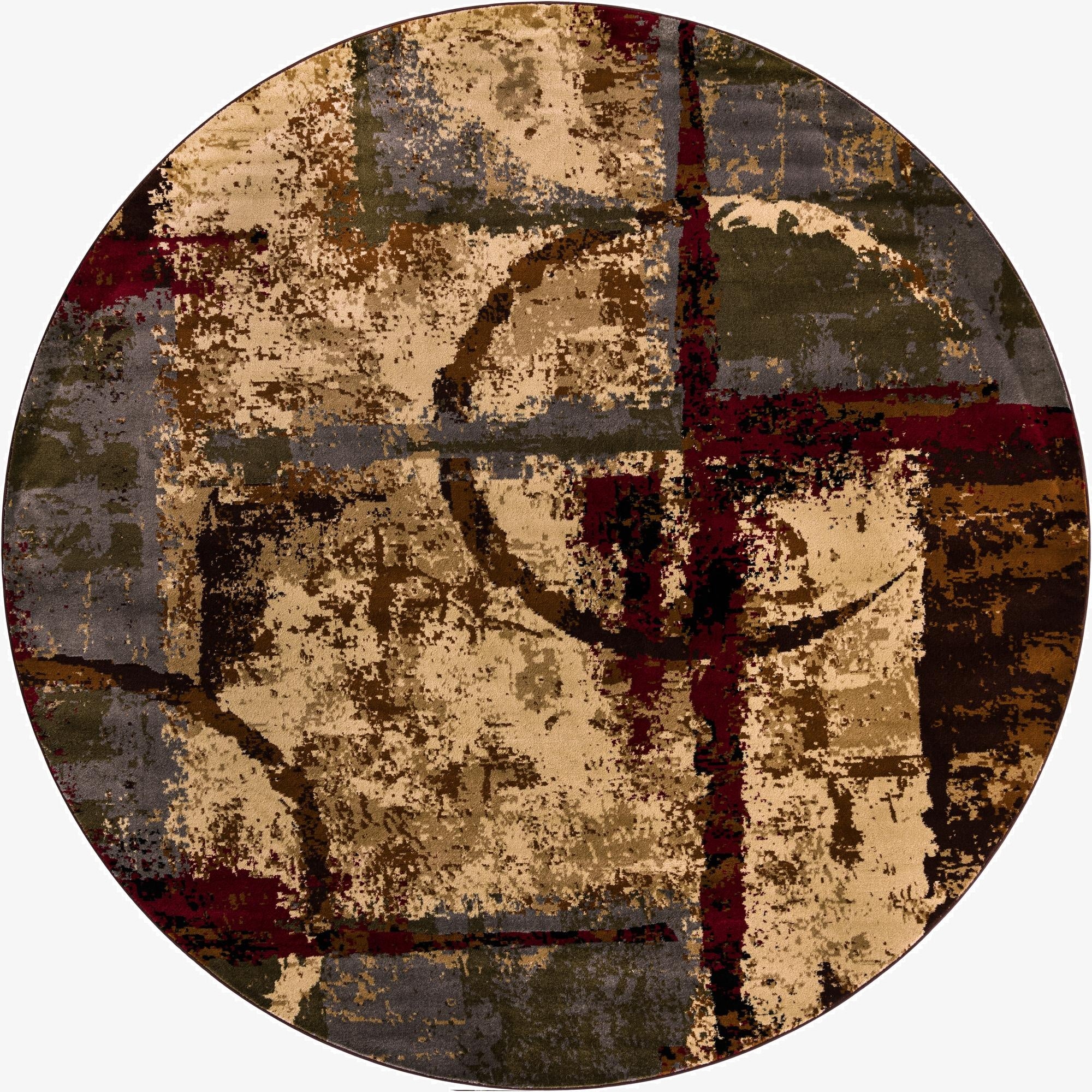 10' x 10' Coffee Shop Round Rug