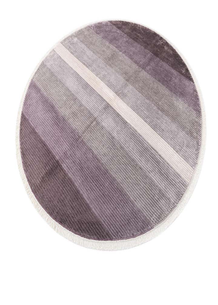 6' 7 x 6' 7 Hand Knotted Darya Wool Round Rug