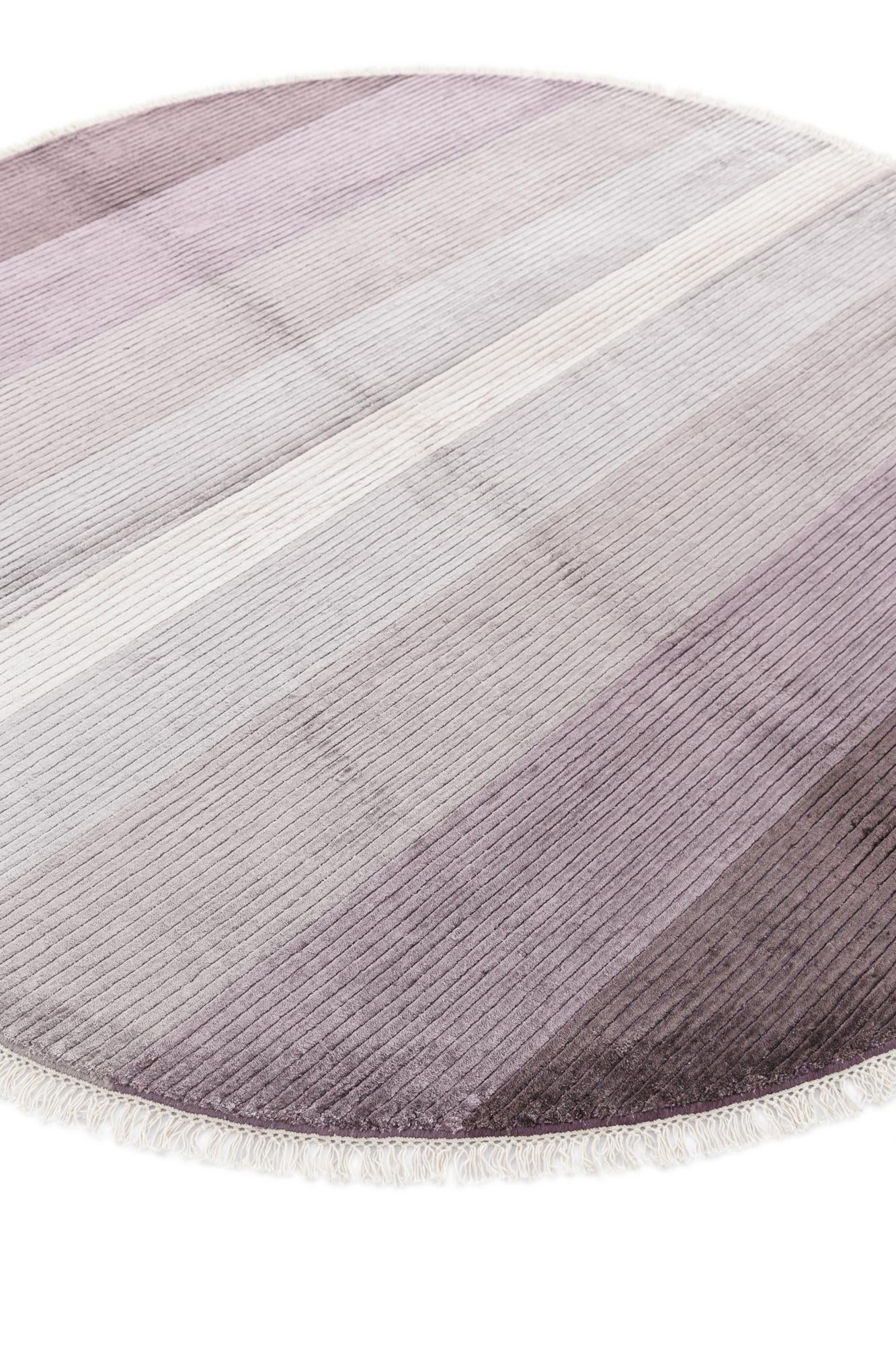 6' 7 x 6' 7 Hand Knotted Darya Wool Round Rug