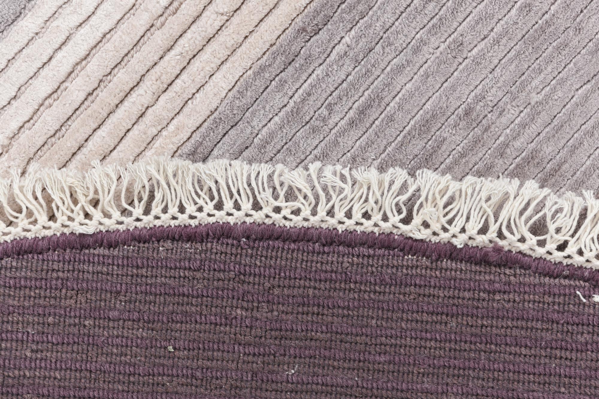 6' 7 x 6' 7 Hand Knotted Darya Wool Round Rug