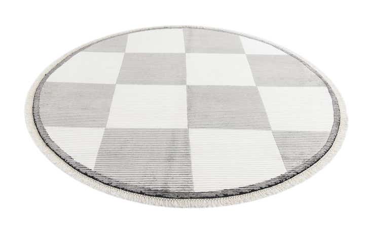 6' 7 x 6' 7 Hand Knotted Darya Wool Round Rug