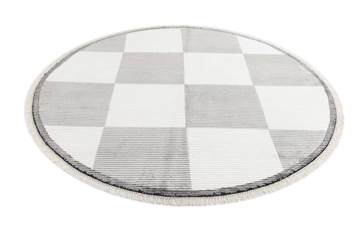 Detail image of 6' 7 x 6' 7 Hand Knotted Darya Wool Round Rug
