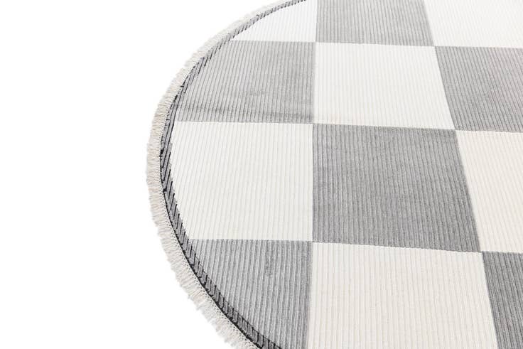 Detail image of 6' 7 x 6' 7 Hand Knotted Darya Wool Round Rug