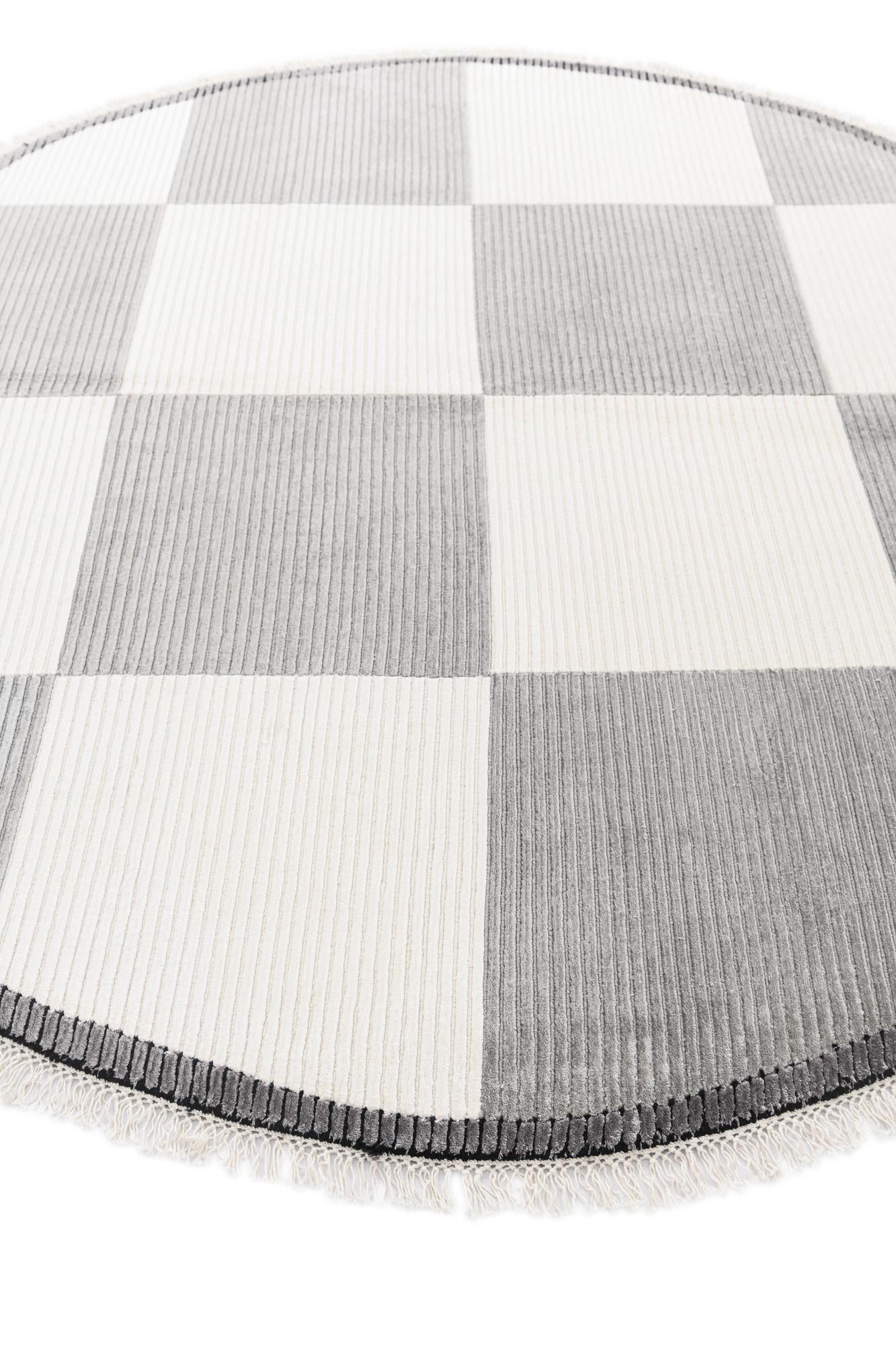 6' 7 x 6' 7 Hand Knotted Darya Wool Round Rug