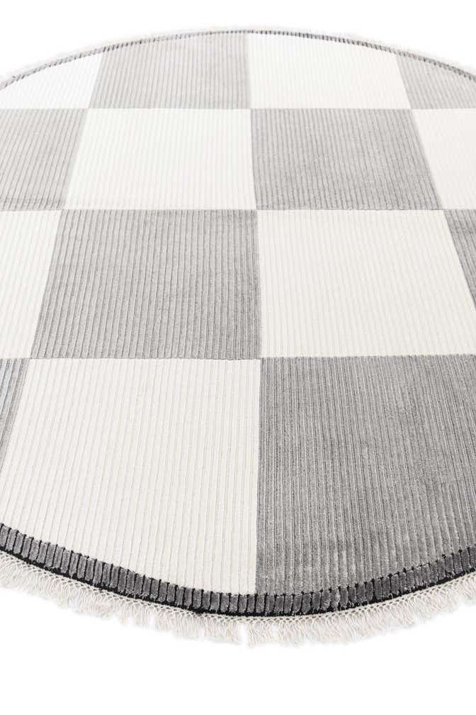 6' 7 x 6' 7 Hand Knotted Darya Wool Round Rug