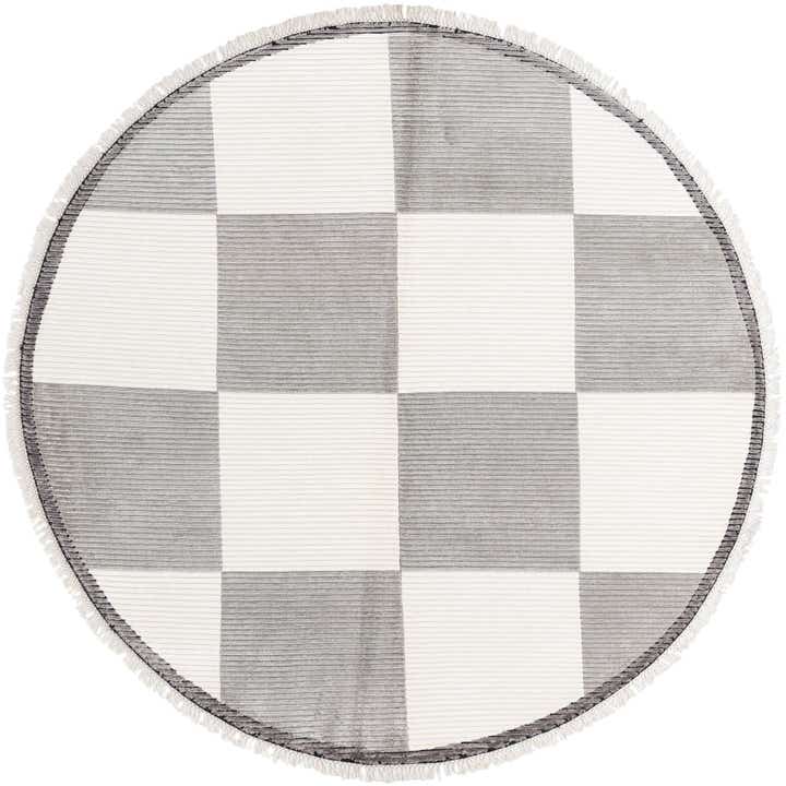 6' 7 x 6' 7 Hand Knotted Darya Wool Round Rug
