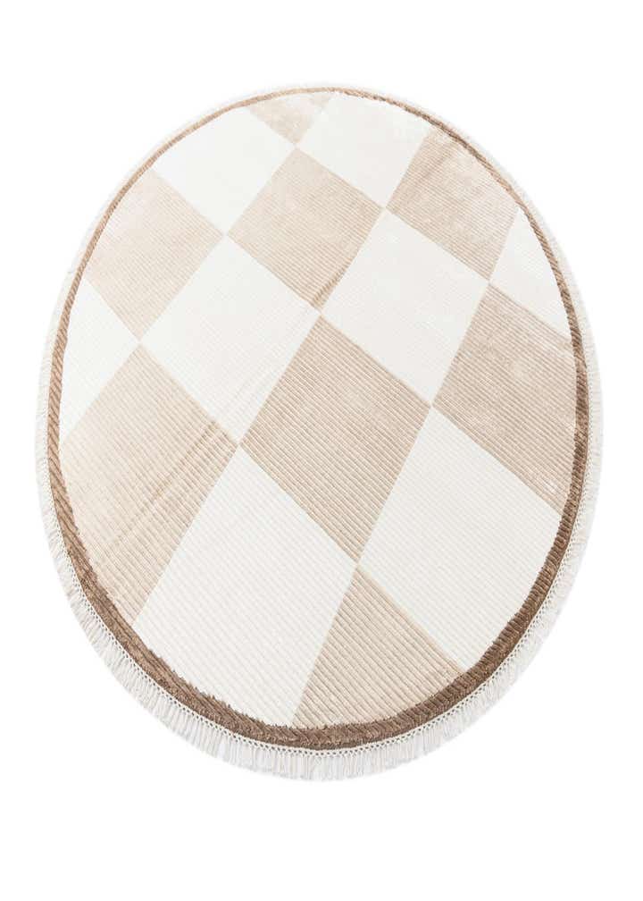 6' 6 x 6' 6 Hand Knotted Darya Wool Round Rug