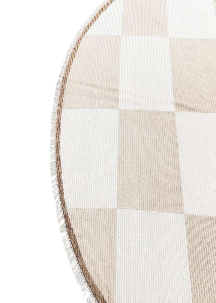 6' 6 x 6' 6 Hand Knotted Darya Wool Round Rug