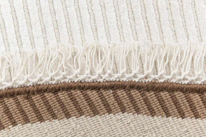 6' 6 x 6' 6 Hand Knotted Darya Wool Round Rug