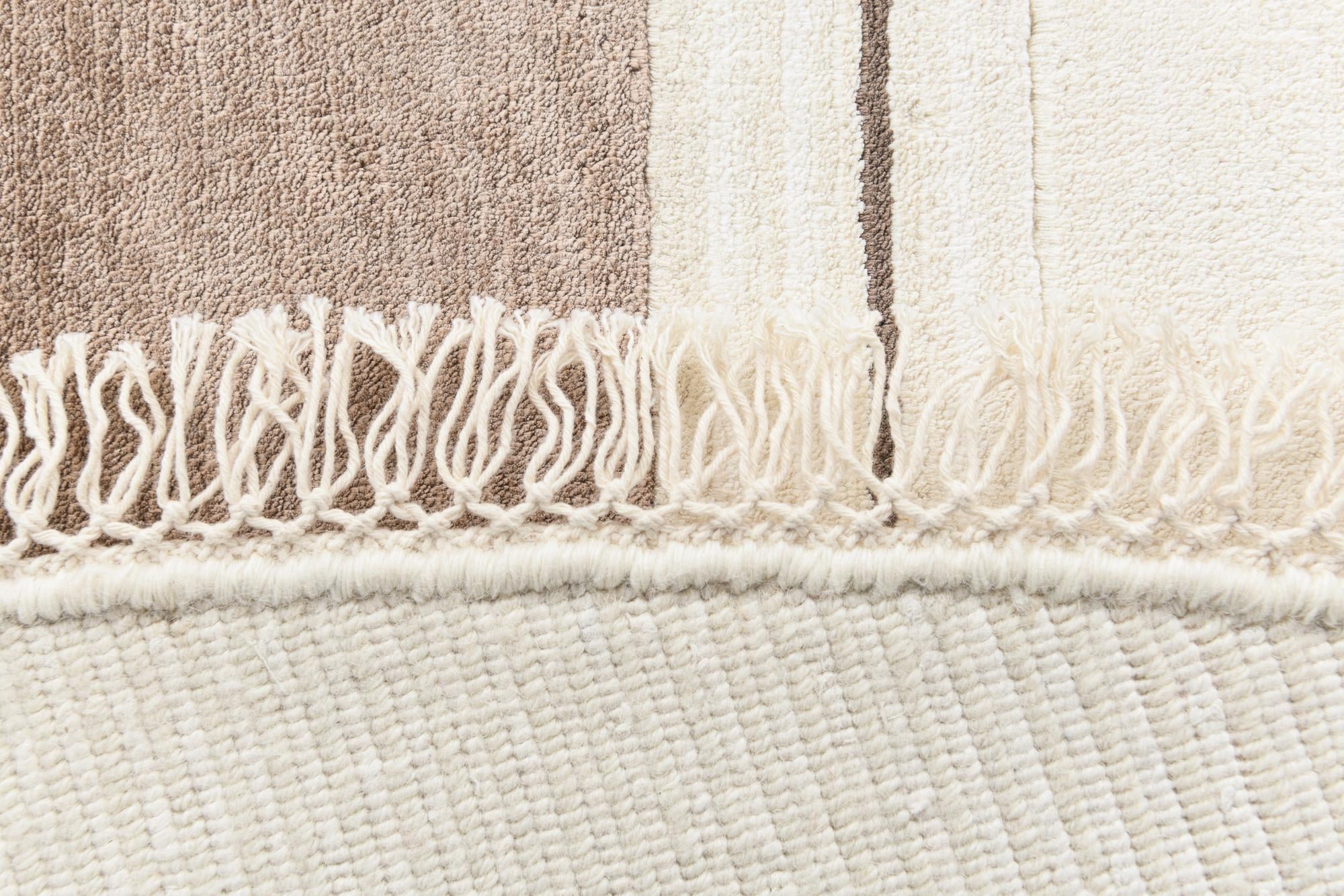 6' 5 x 6' 5 Hand Knotted Darya Wool Round Rug