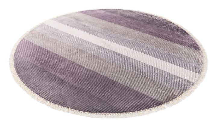 6' 7 x 6' 7 Hand Knotted Darya Wool Round Rug