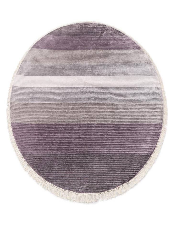 Detail image of 6' 7 x 6' 7 Hand Knotted Darya Wool Round Rug