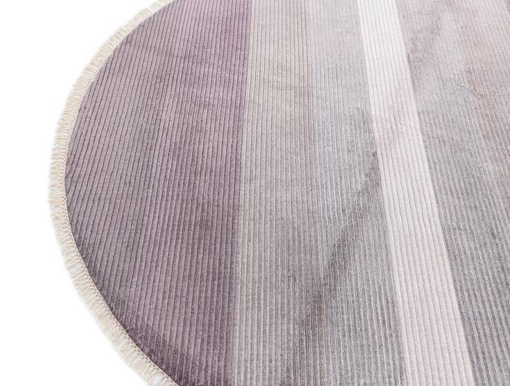 Detail image of 6' 7 x 6' 7 Hand Knotted Darya Wool Round Rug