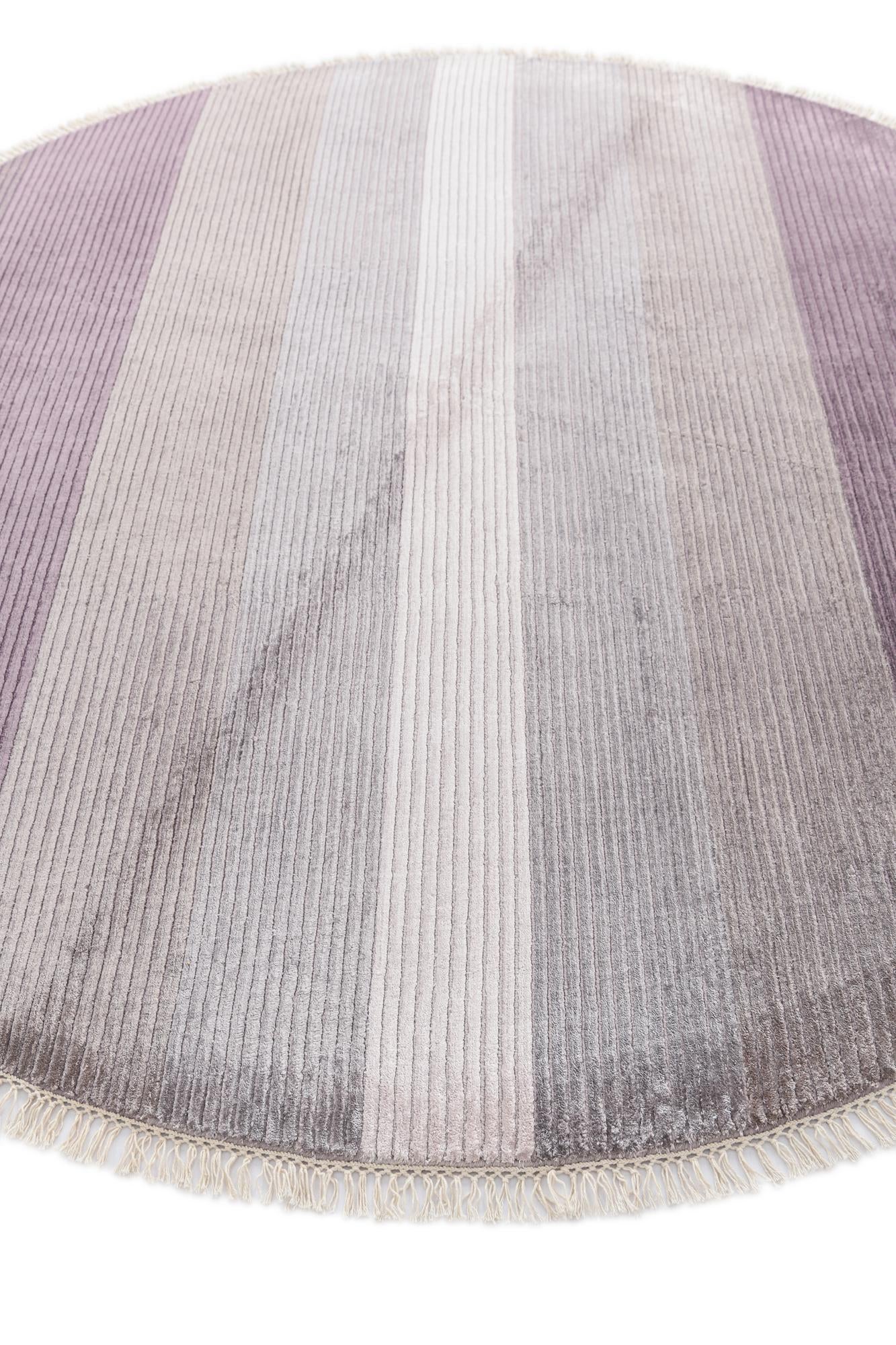 6' 7 x 6' 7 Hand Knotted Darya Wool Round Rug