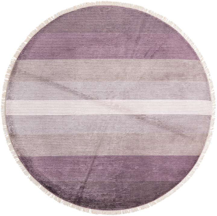6' 7 x 6' 7 Hand Knotted Darya Wool Round Rug
