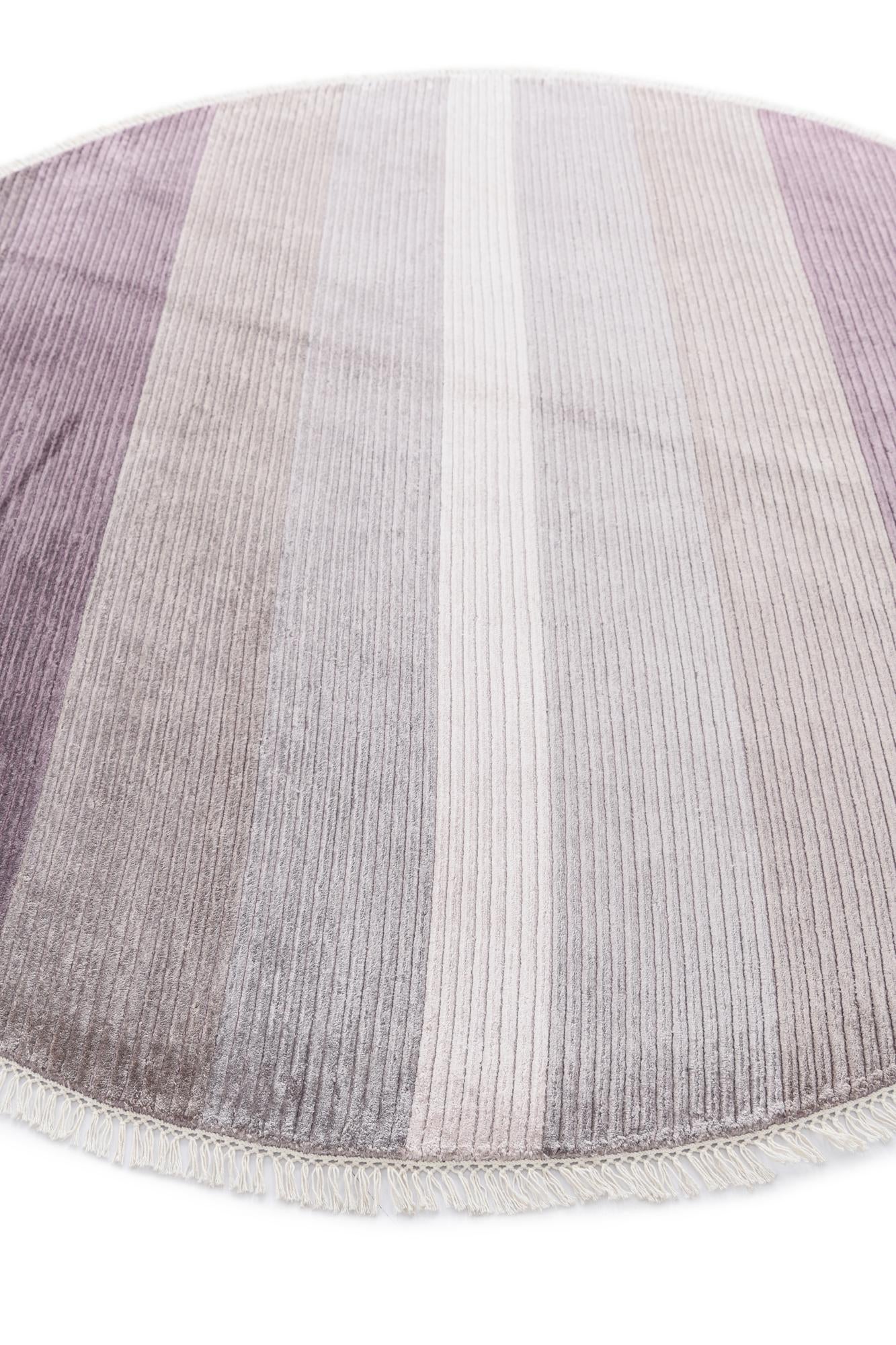 6' 8 x 6' 8 Hand Knotted Darya Wool Round Rug