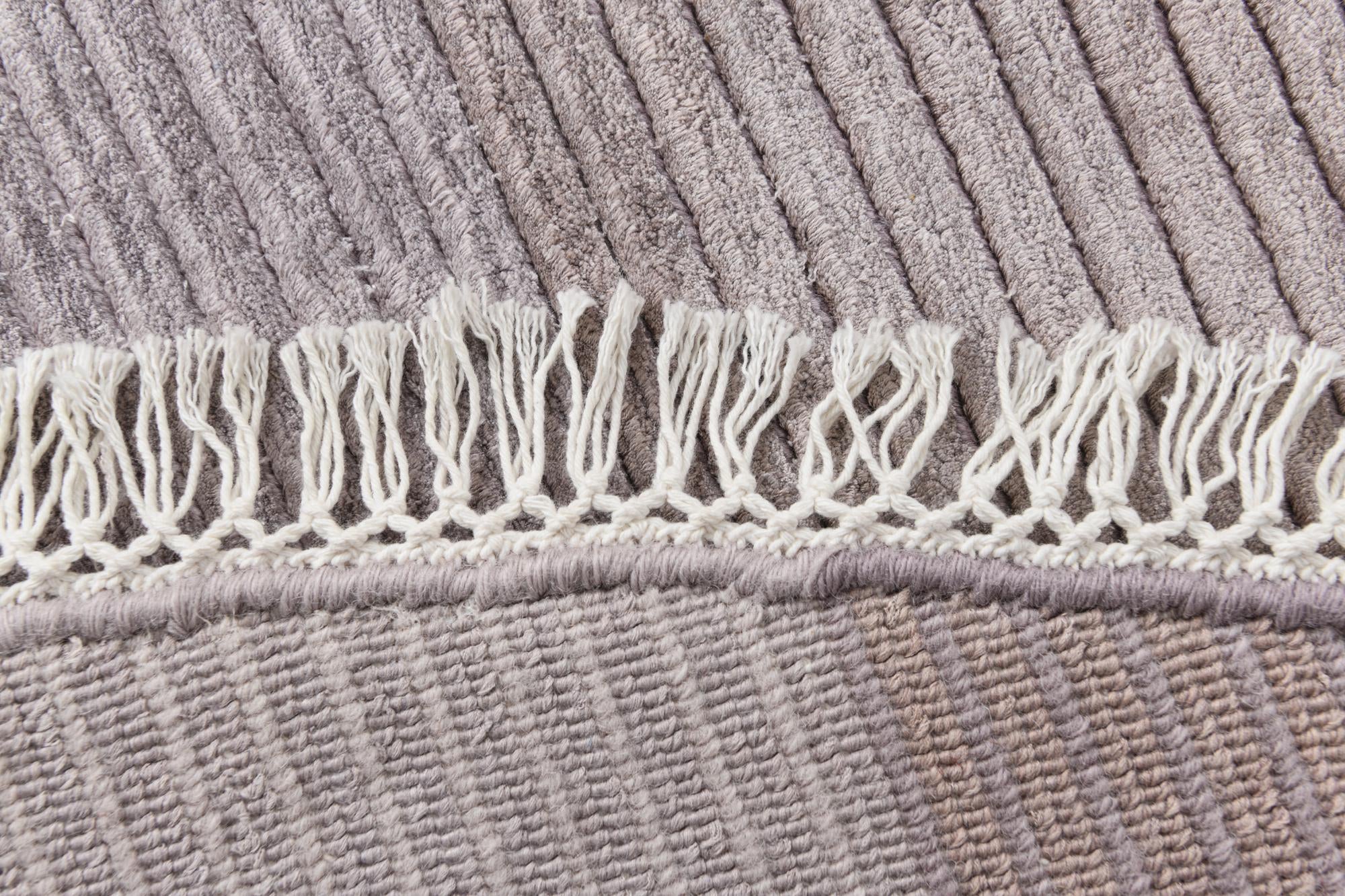 6' 8 x 6' 8 Hand Knotted Darya Wool Round Rug