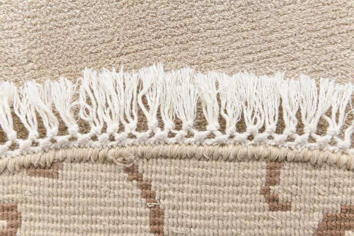 5' x 5' Hand Knotted Darya Wool Round Rug
