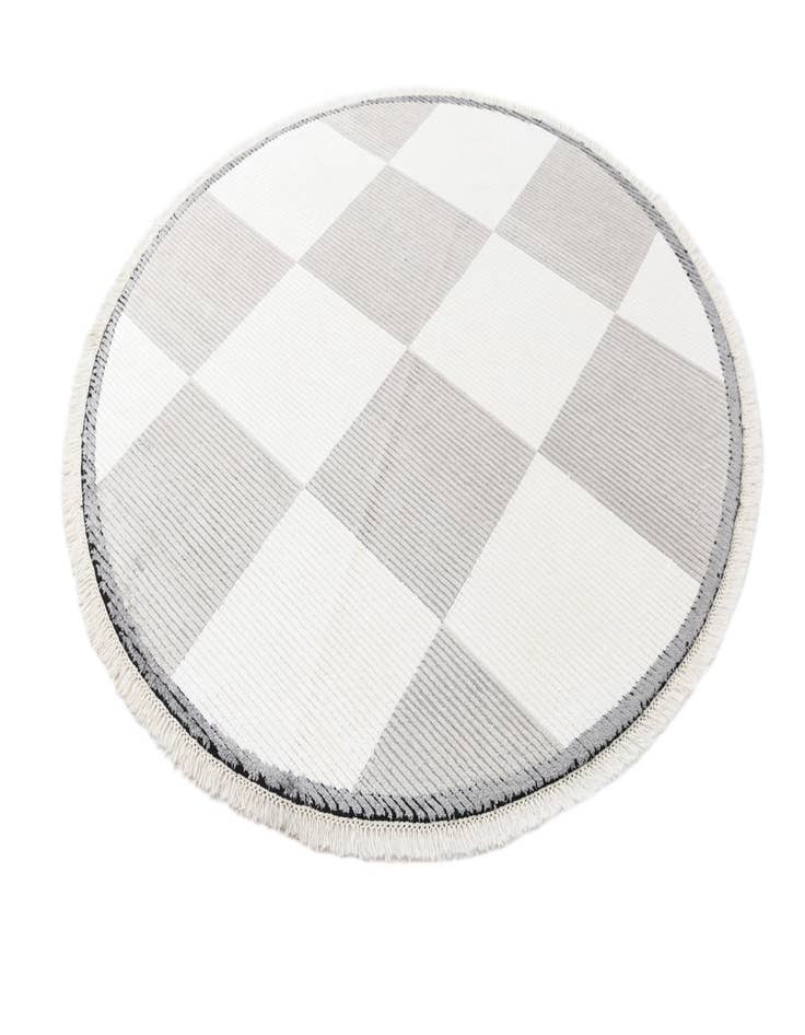 Detail image of 6' 3 x 6' 3  Hand Knotted Darya Wool Round Rug