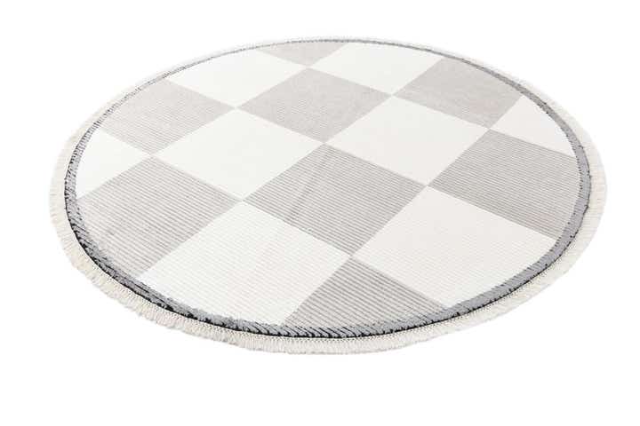 6' 3 x 6' 3 Hand Knotted Darya Wool Round Rug