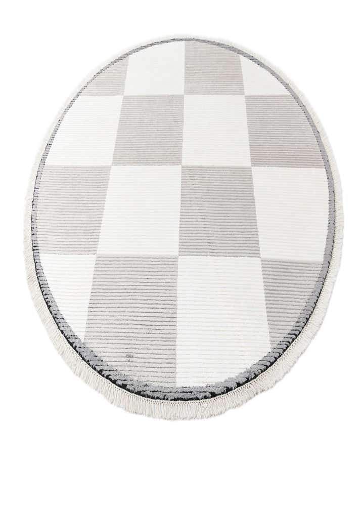 6' 3 x 6' 3 Hand Knotted Darya Wool Round Rug